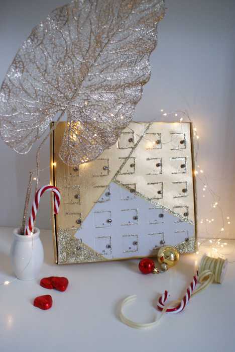 DIY ADVENT CALENDAR CHOCOLATE BOX (EASY AND REUSABLE HANDMADE IDEA FOR CHRISTMAS) 