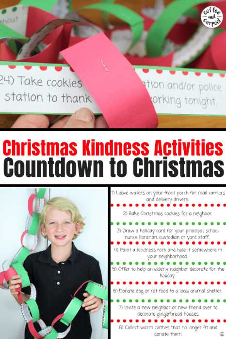 24 Christmas Kindness Activities to Raise Kinder Kids this December from Coffee and Carpool 