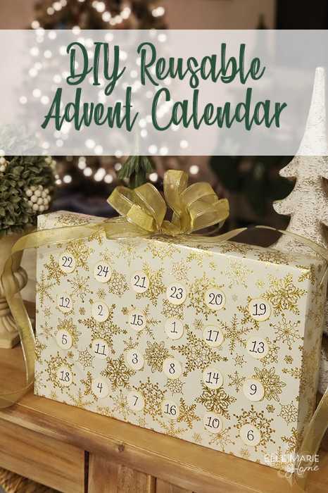 DIY Reusable Advent Calendar from Elle Marie Home