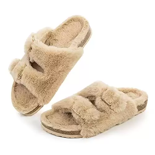 Women's Fuzzy Sandals