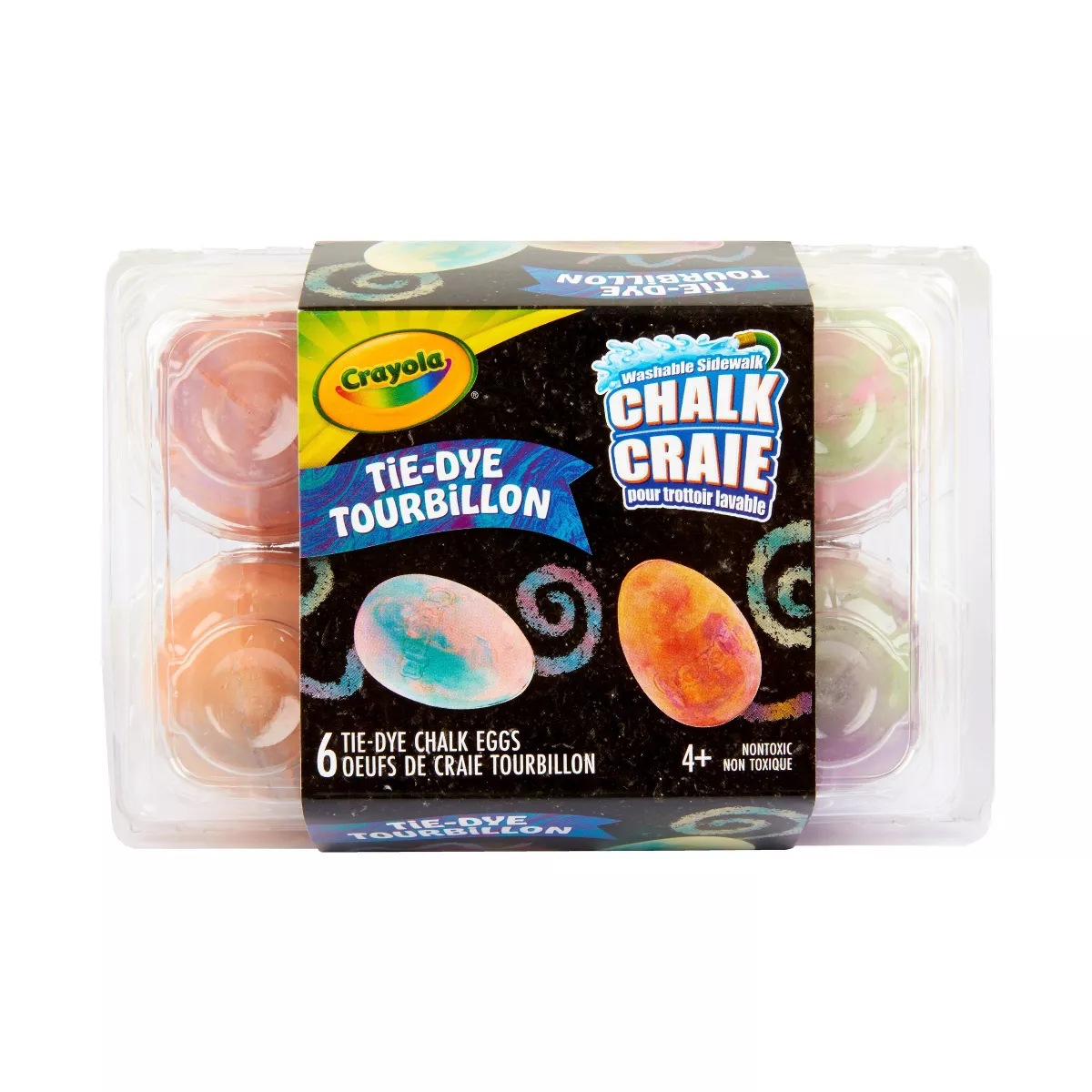 Crayola 6ct Tie Dye Egg Chalk