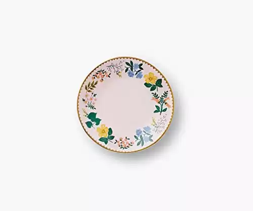 RIFLE PAPER CO. Wildwood Ring Dish, Protect Your Trinkets and Jewelry, Minimize Loss, Organize Desk, Small Item Security, Keep Valuables Safe and Visible, Cute and Fashionable