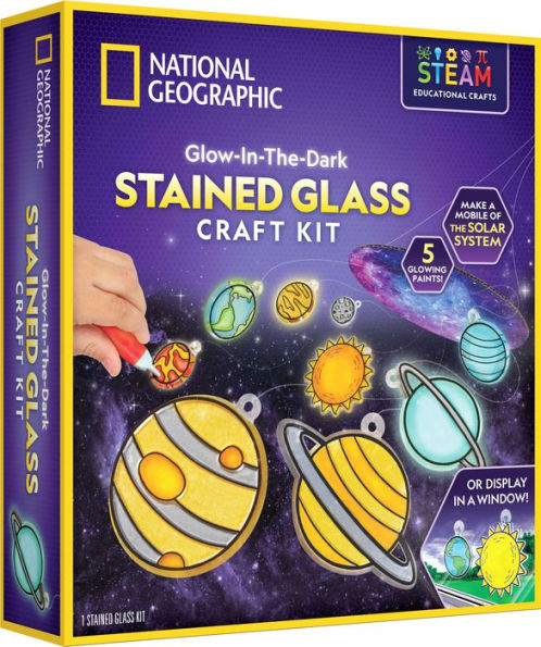 National Geographic Stained Glass Solar System Craft Kit